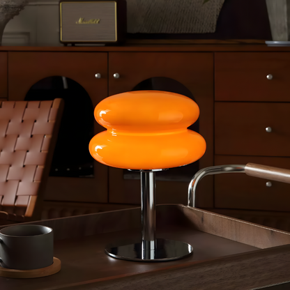 Lampe de chevet LED moderne en verre teinté - LIVARA