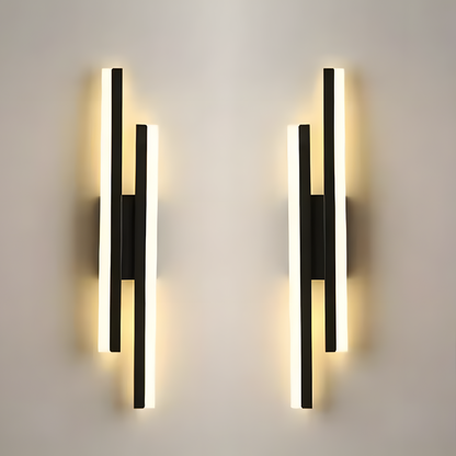 Lampe murale LED design cuivre et acrylique – LUNAYA