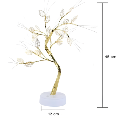 Lampe de chevet arbre à feuilles LED veilleuse déco USB - FEYLIA