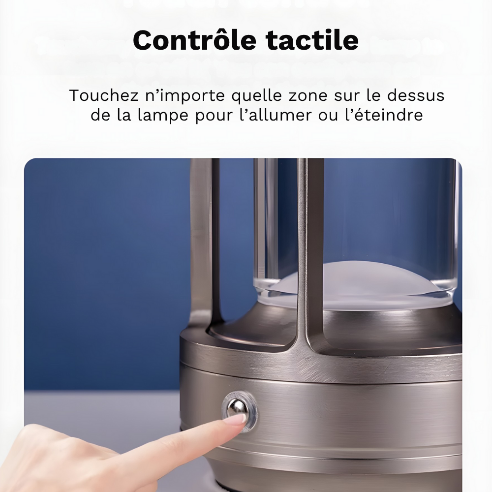 Lampe de Table LED Tactile Rechargeable – LUMÉA