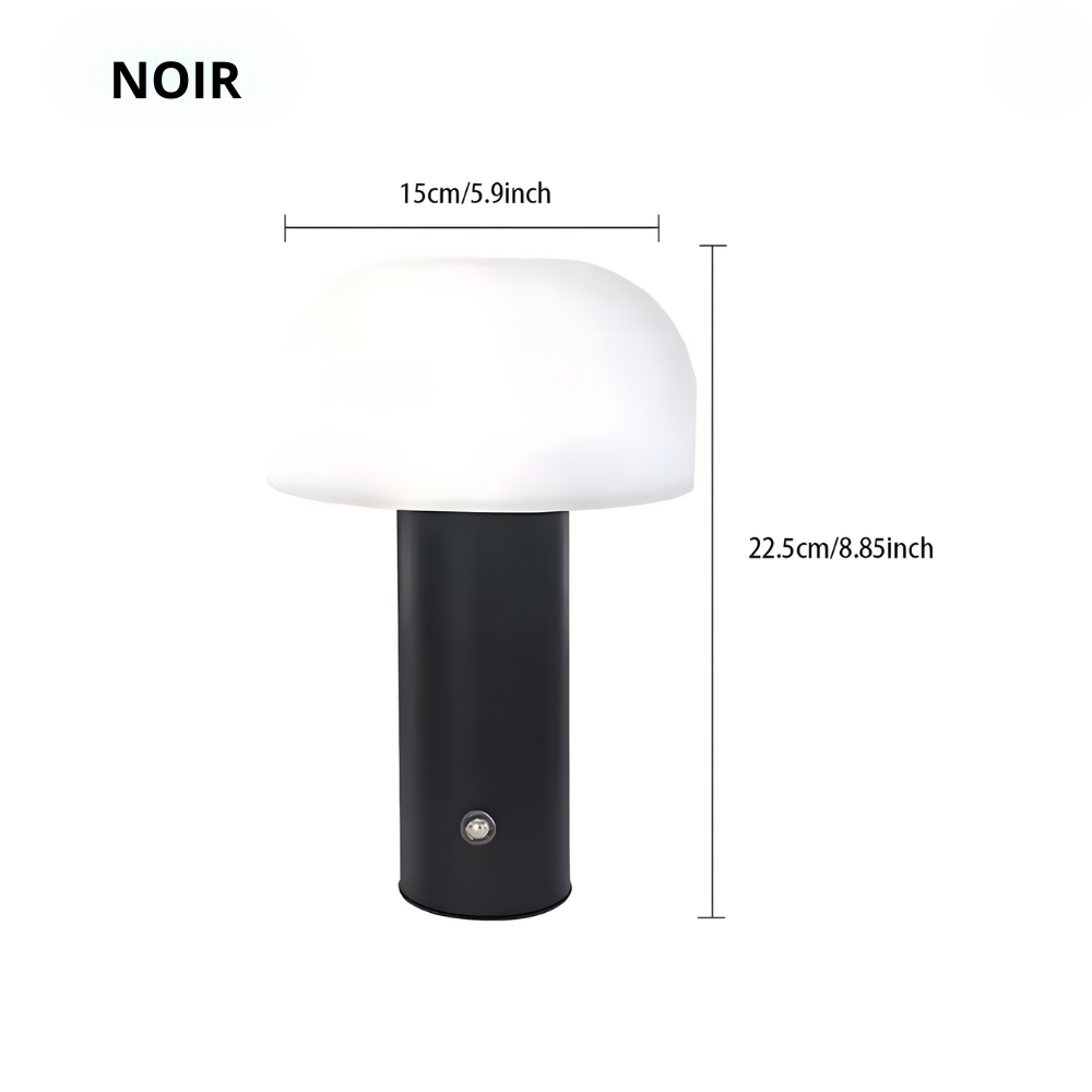 Lampe de chevet champignon LED rechargeable – NUBIA