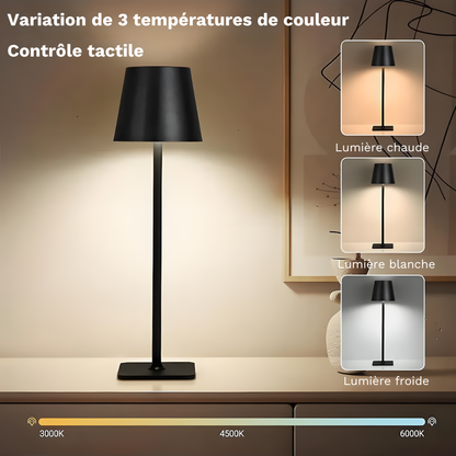 Lampe de chevet LED tactile 3 lumières – LUMA
