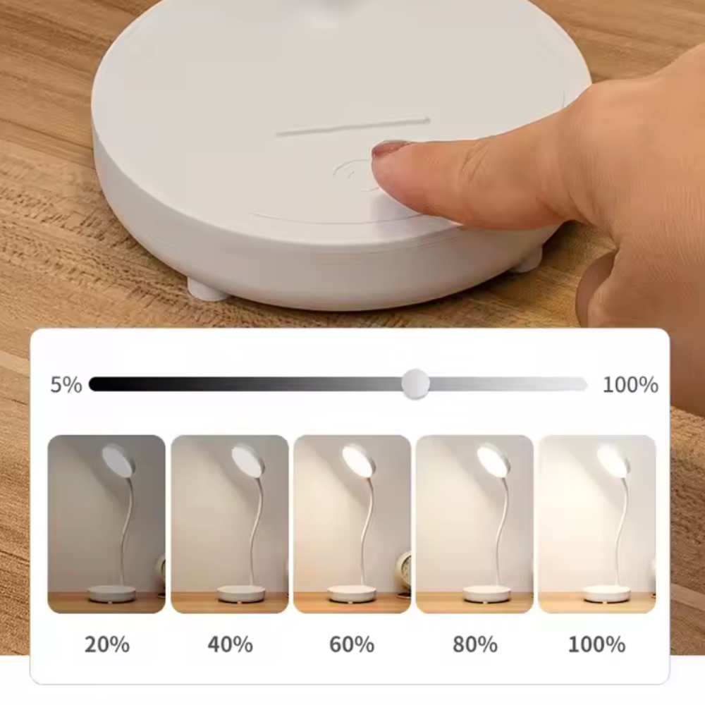 Lampe de Bureau Pliable & Rechargeable - FLEXIA