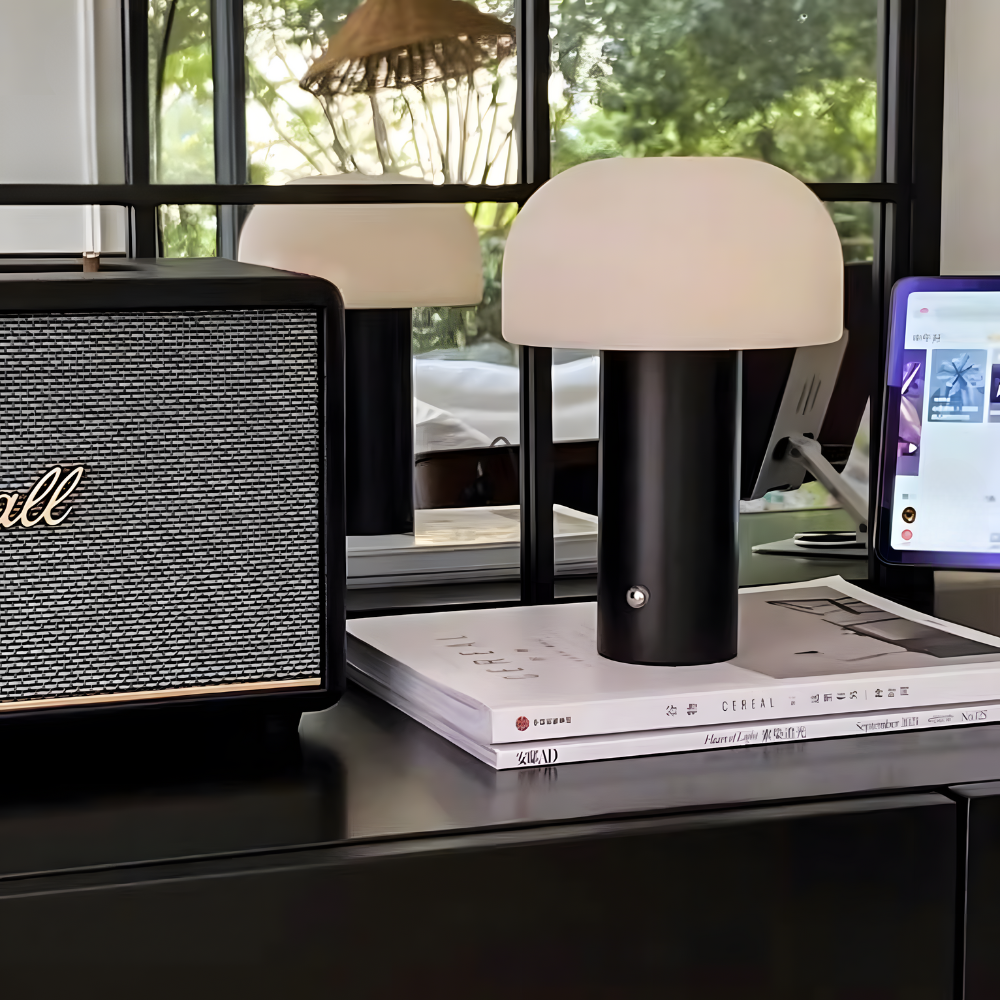 Lampe de chevet champignon LED rechargeable – NUBIA