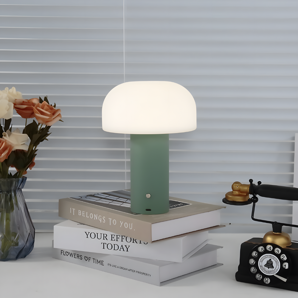 Lampe de chevet champignon LED rechargeable – NUBIA