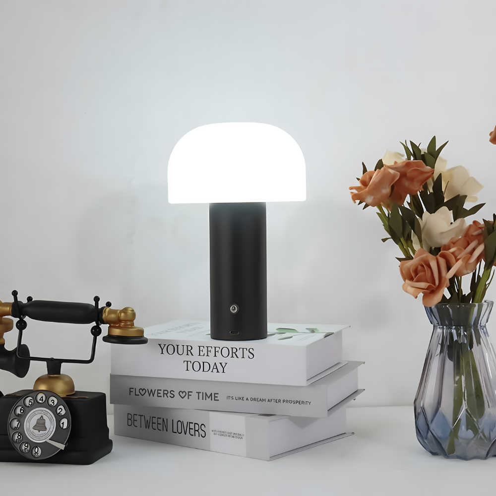 Lampe de chevet champignon LED rechargeable – NUBIA