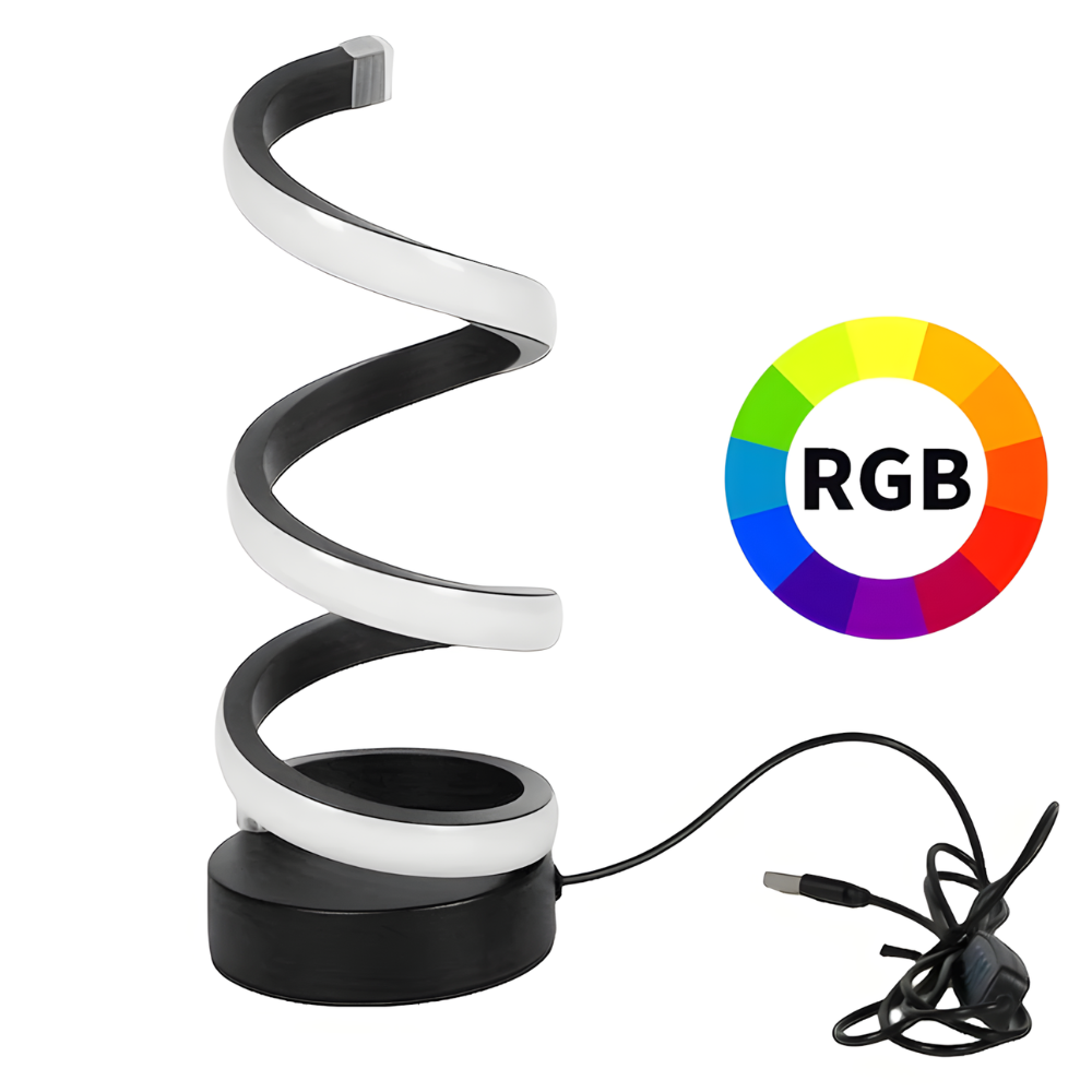 Lampe de bureau LED RGB design – SPIRA