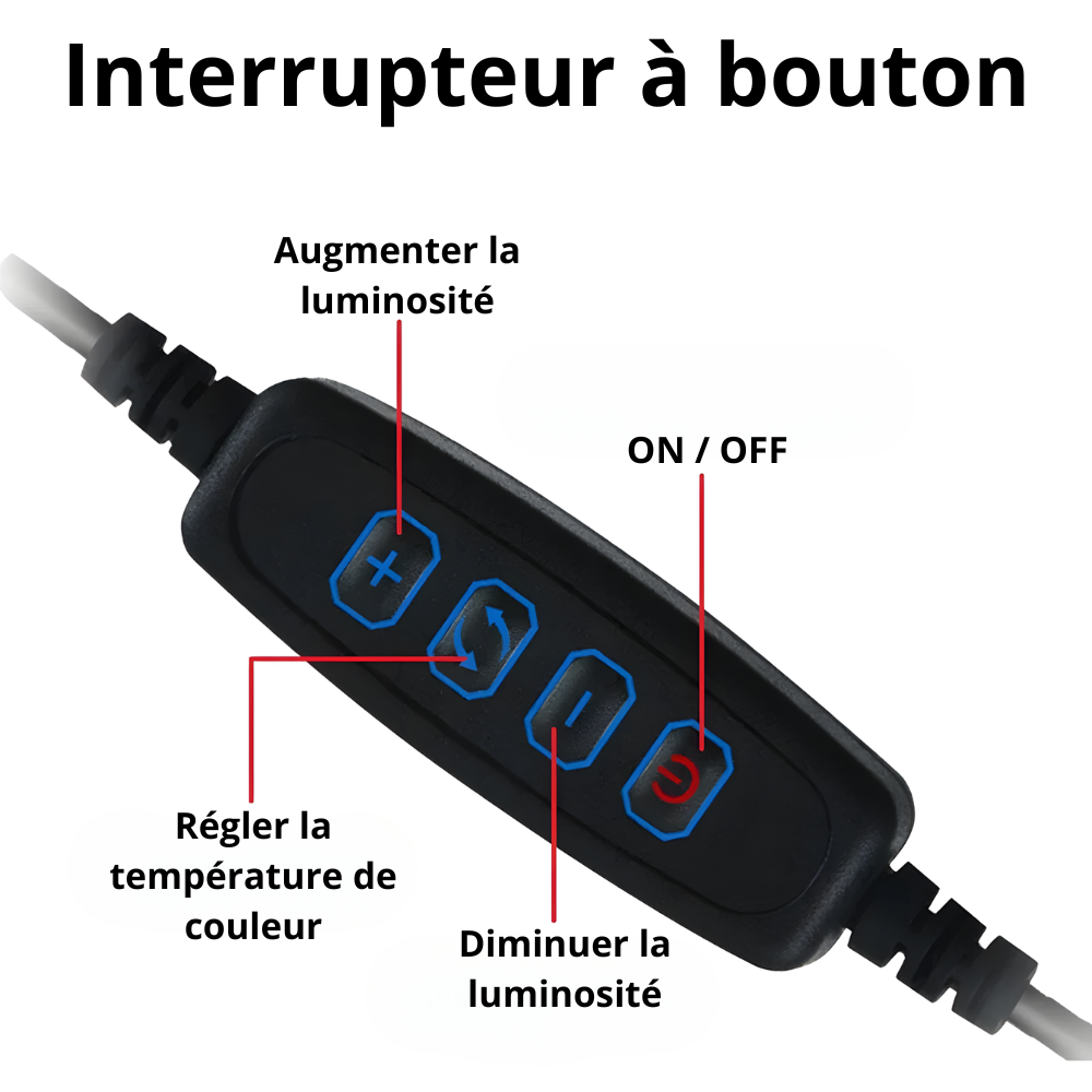 Lampe de bureau LED RGB design – SPIRA