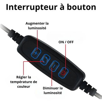 Lampe de bureau LED RGB design – SPIRA