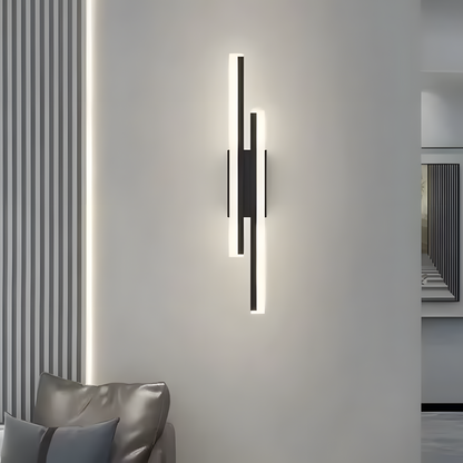 Lampe murale LED design cuivre et acrylique – LUNAYA
