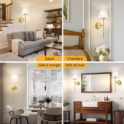 Lampe Murale Sans Fil Luxe & Ambiance – NOVARA