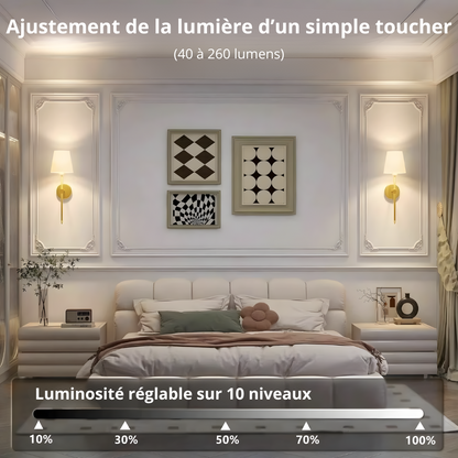 Lampe Murale Sans Fil Luxe & Ambiance – NOVARA