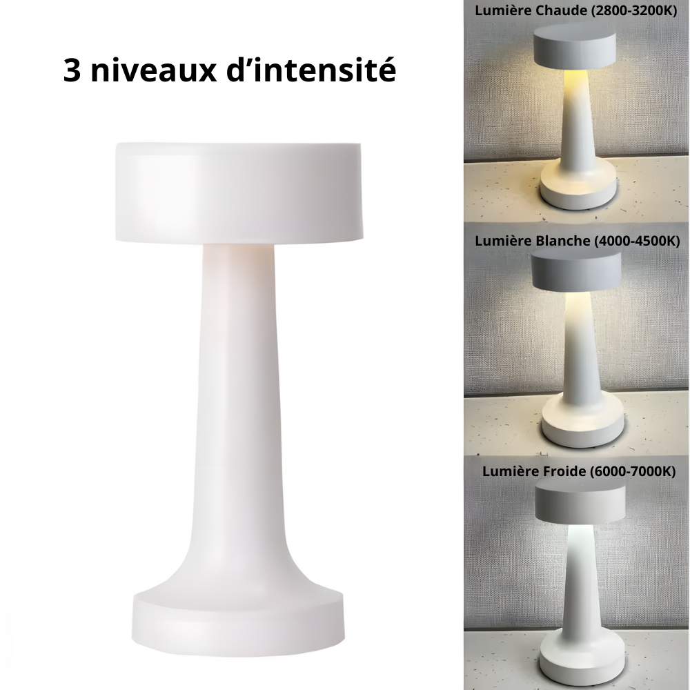Lampe de chevet LED tactile sans fil rechargeable – NOCTA