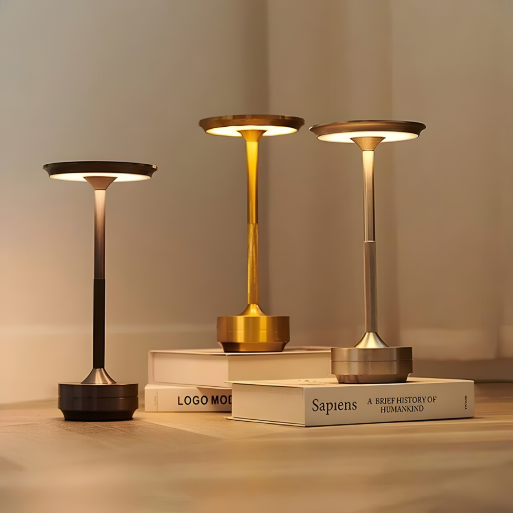 Lampe de chevet LED tactile rétro – ALLUMAT
