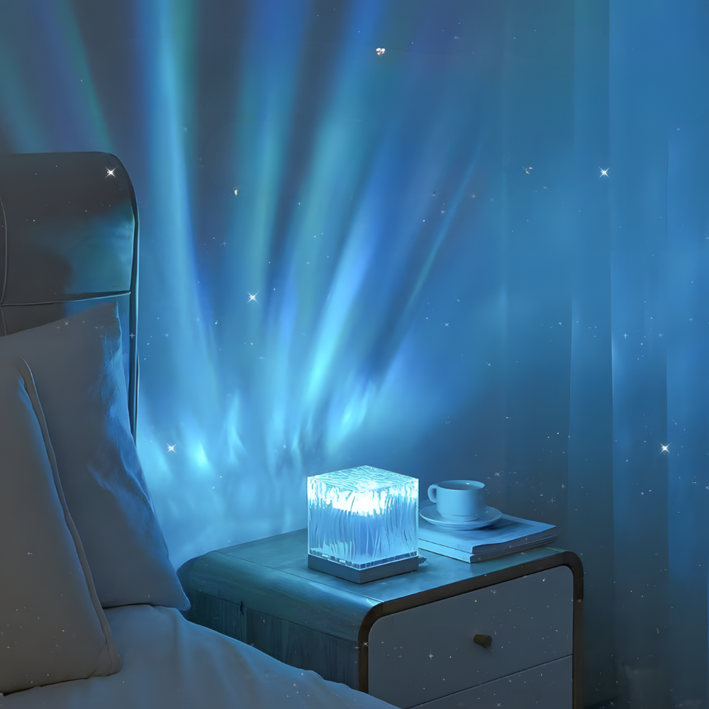 Lampe de chevet LED effet Aurore Boréale – AURORA