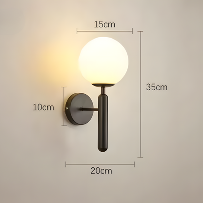 Lampe murale design cuivre minimaliste – LUCIRA