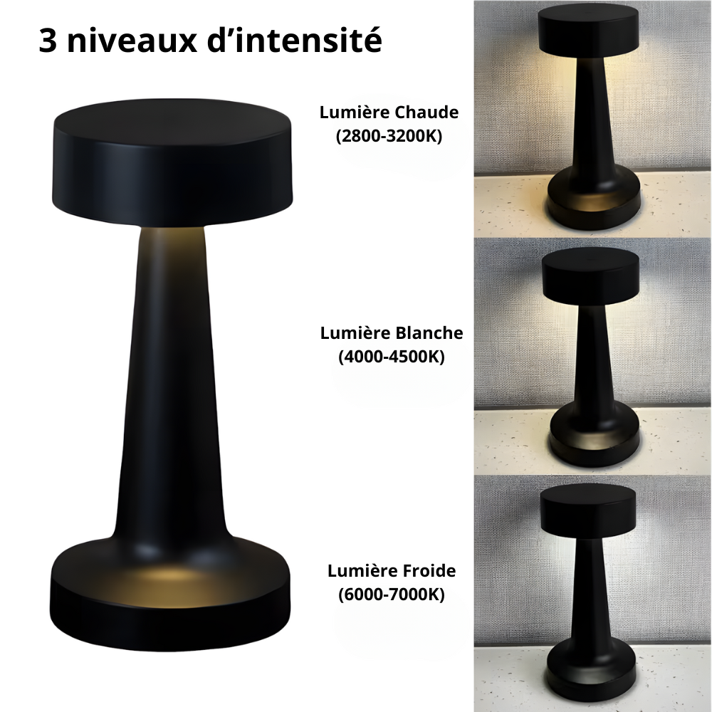 Lampe de chevet LED tactile sans fil rechargeable – NOCTA