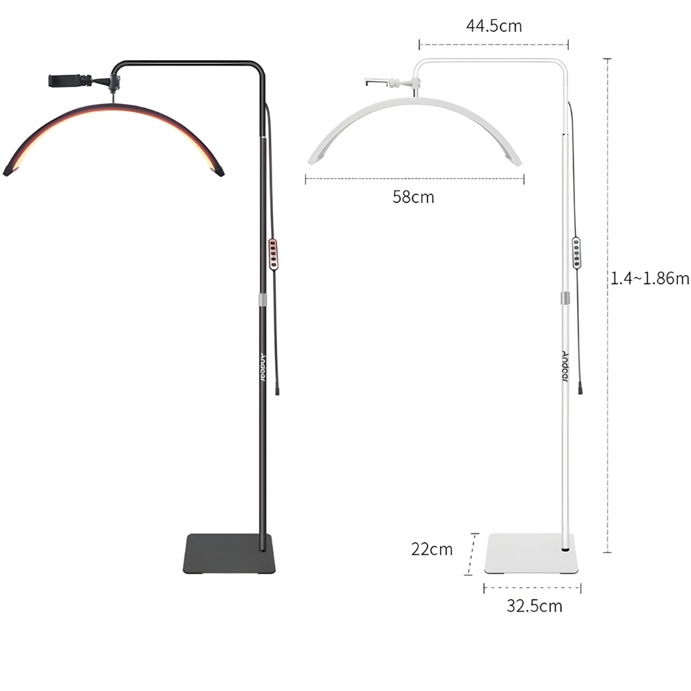 Lampadaire LED 360° pour Soin Lumière Rouge  – SOLUNA