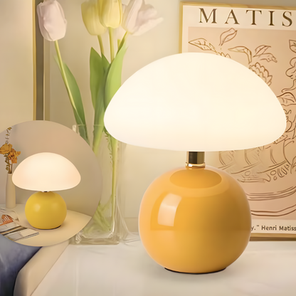 Lampe de chevet champignon moderne colorée – MORINA