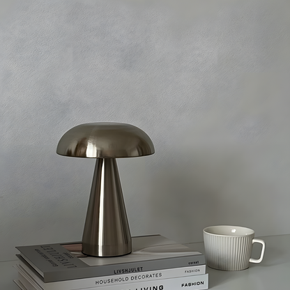 Lampe de chevet champignon LED tactile rétro rechargeable – MUSHARA