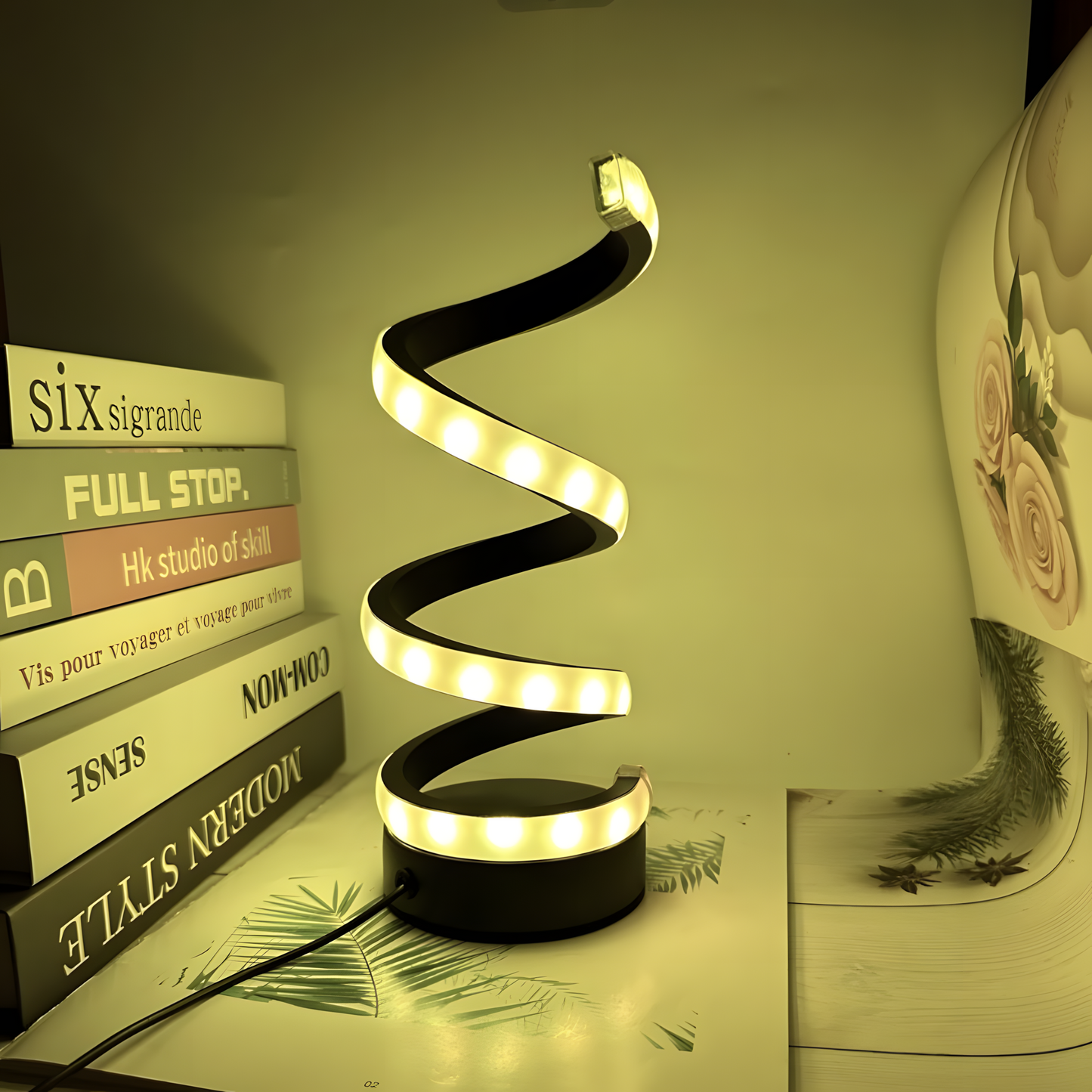 Lampe de bureau LED RGB design – SPIRA