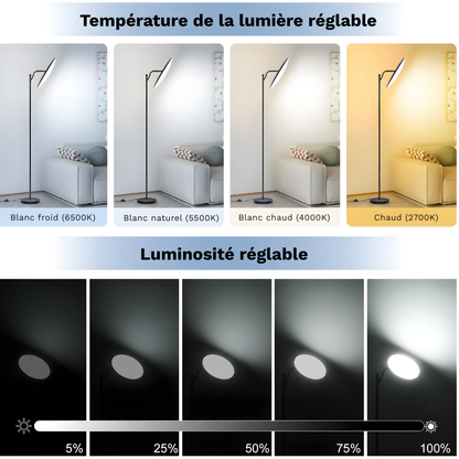 Lampadaire LED Intelligent & Moderne – ELVORA