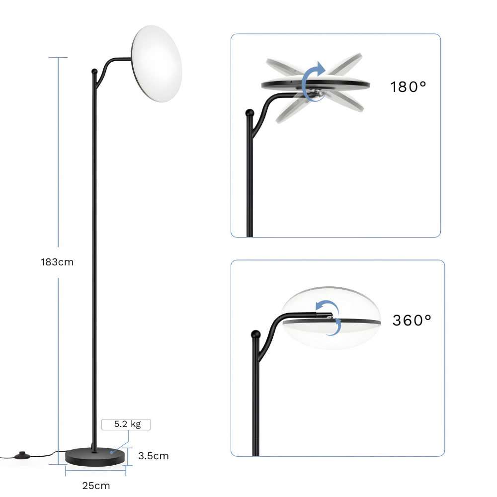Lampadaire LED Intelligent & Moderne – ELVORA
