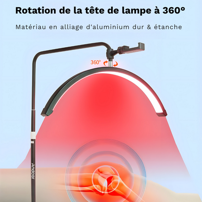 Lampadaire LED 360° pour Soin Lumière Rouge  – SOLUNA