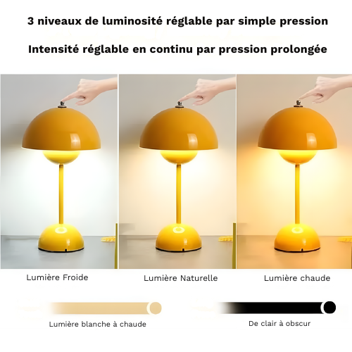 Lampe de Chevet Champignon LED USB Rechargeable - BLOOM