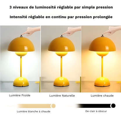 Lampe de Chevet Champignon LED USB Rechargeable - BLOOM