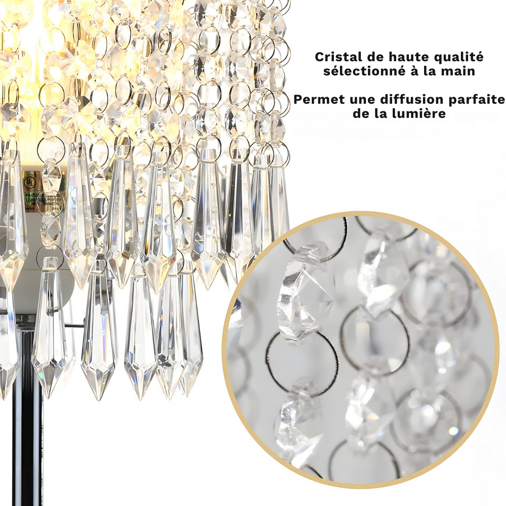 Lampe de Chevet Cristal Moderne – LYSTRA