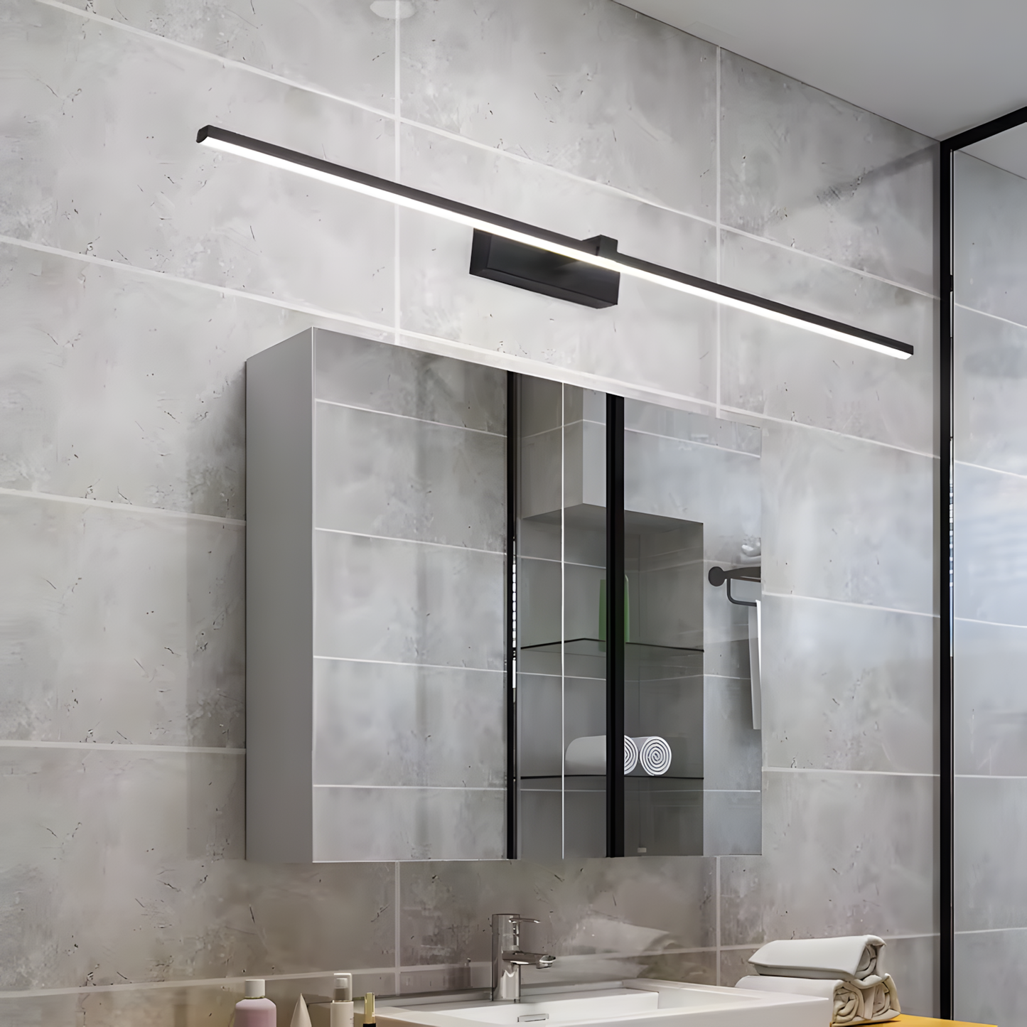 Lampe murale LED Blanc 5500K applique pour salle de bain & miroir – LUMAR