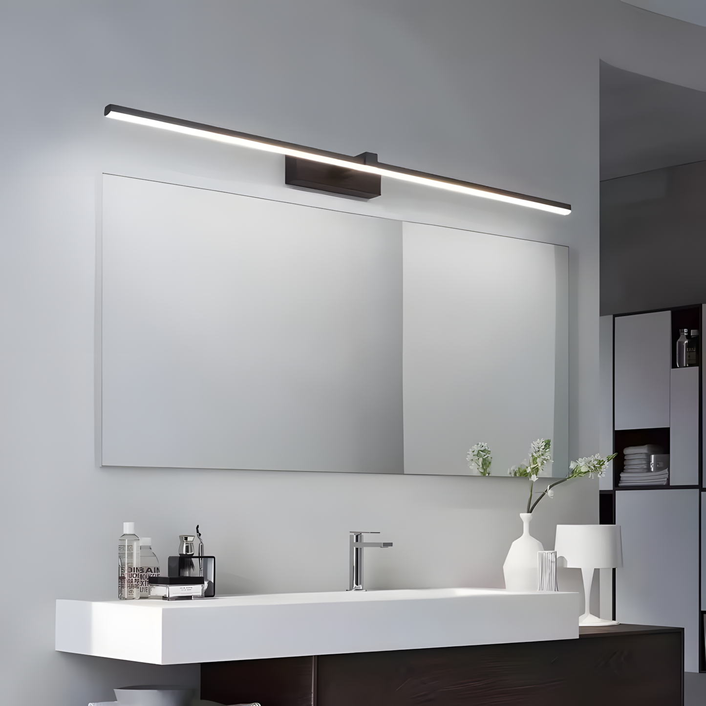 Lampe murale LED Blanc 5500K applique pour salle de bain & miroir – LUMAR