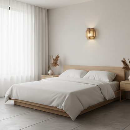 Lampe murale en corde de chanvre tressée – JOYINLED