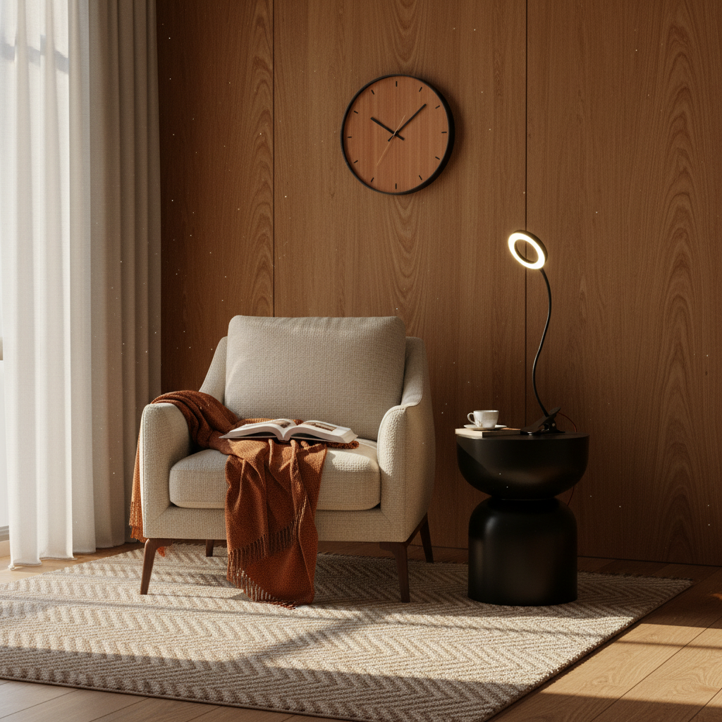 Lampe de bureau LED à pince flexible 360 – LUXEN