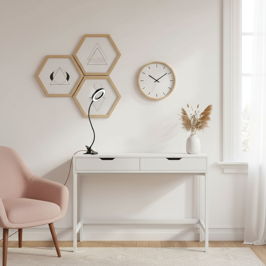 Lampe de bureau LED à pince flexible 360 – LUXEN