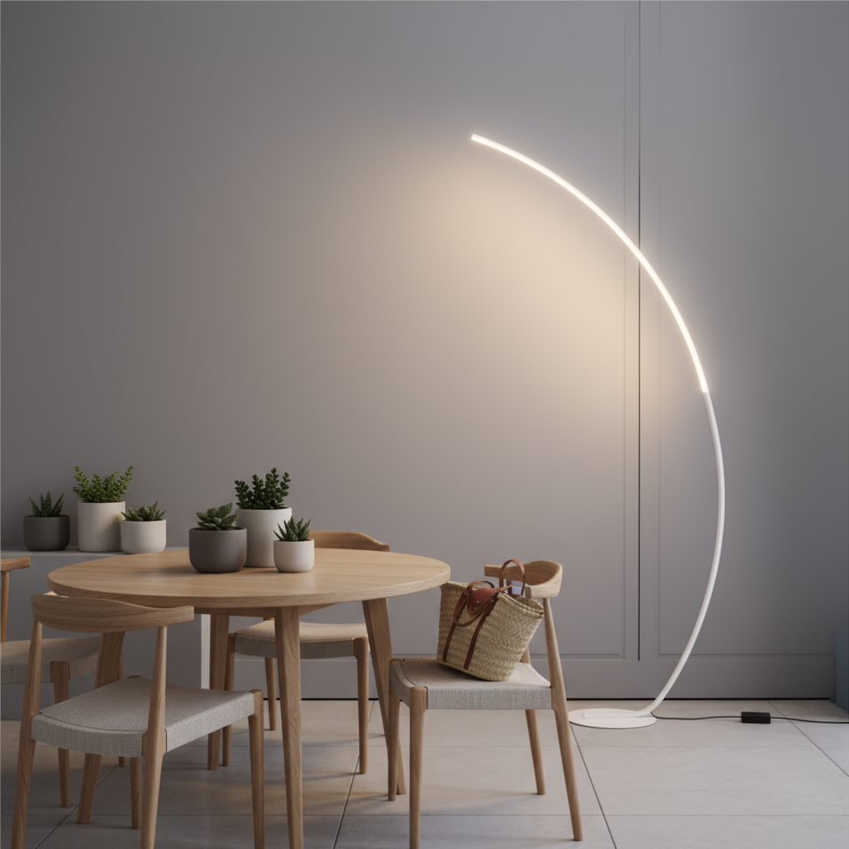 Lampe sur Pied LED Design & Moderne – LUMERA
