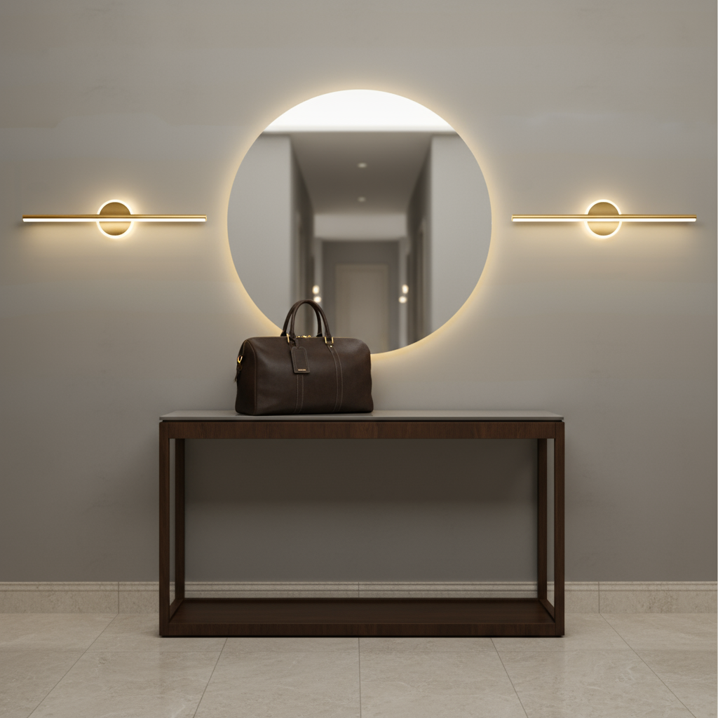 Lampe Murale LED applique pour salle de bain, salon éclairage moderne - LUXIA