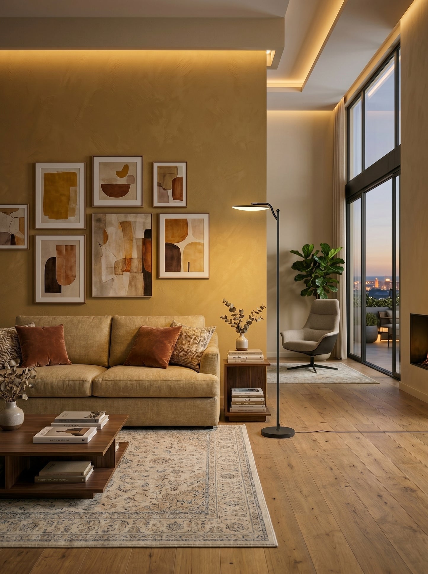 Lampadaire Moderne - ELVORA