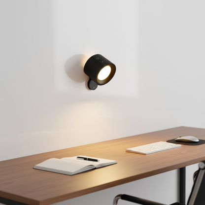 Lampe murale LED double tête rechargeable avec télécommande – ORA