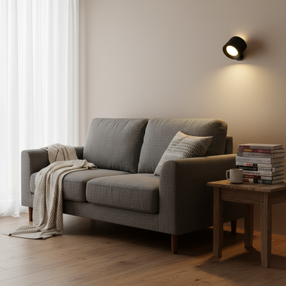 Lampe murale LED double tête rechargeable avec télécommande – ORA