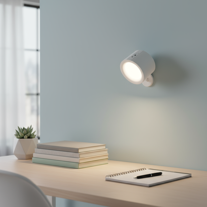 Lampe murale LED double tête rechargeable avec télécommande – ORA