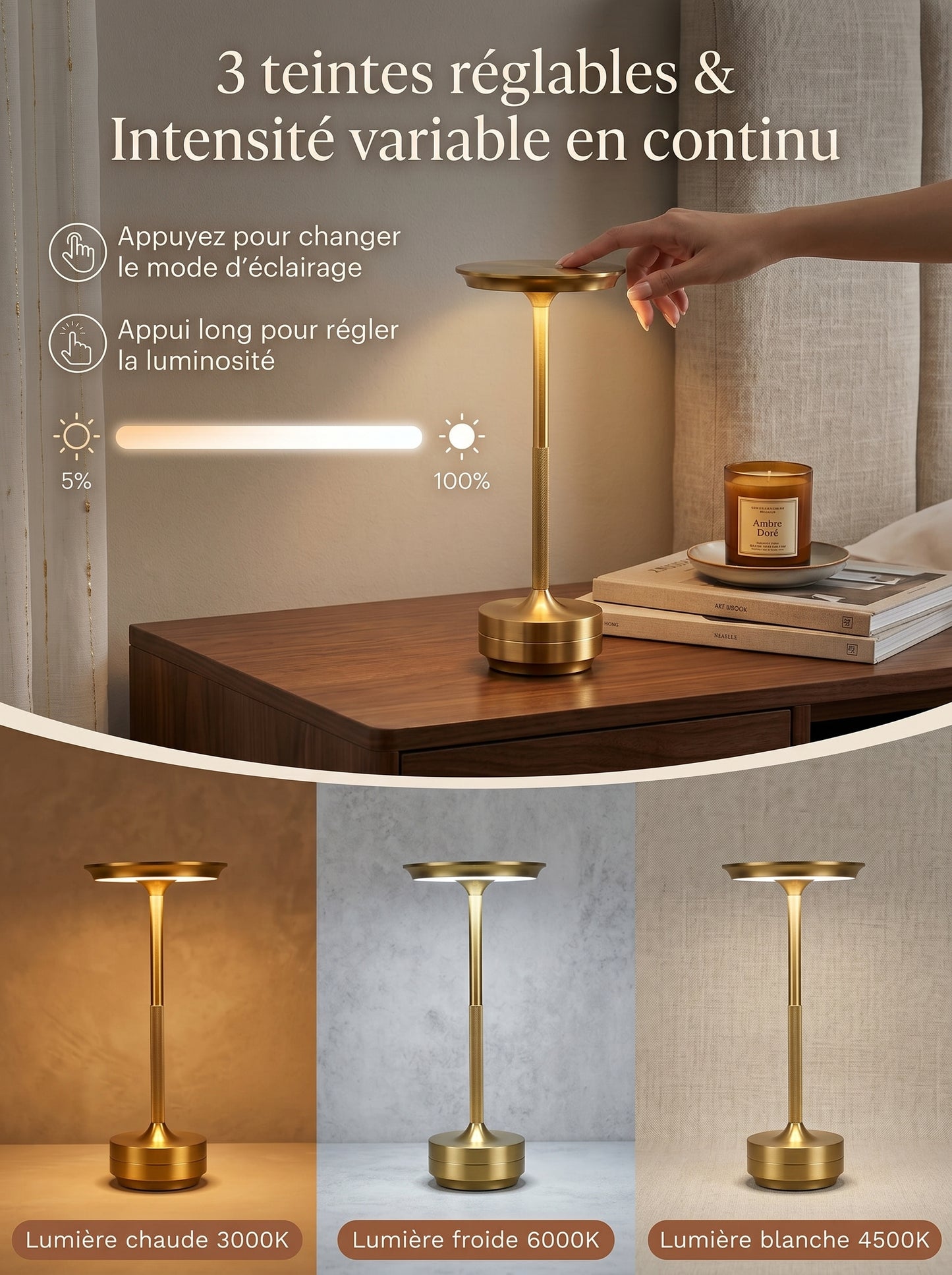 Lampe de Chevet Retro - ALLUMAT