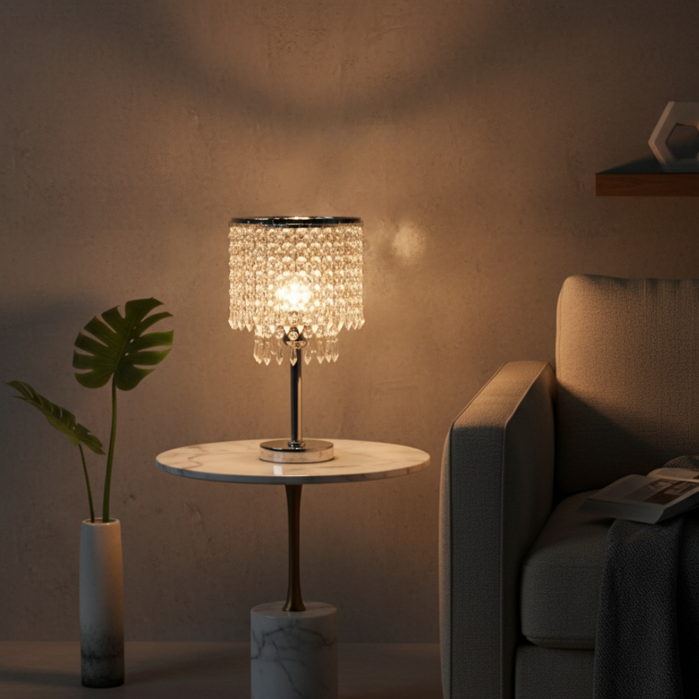 Lampe de Chevet Cristal Moderne – LYSTRA