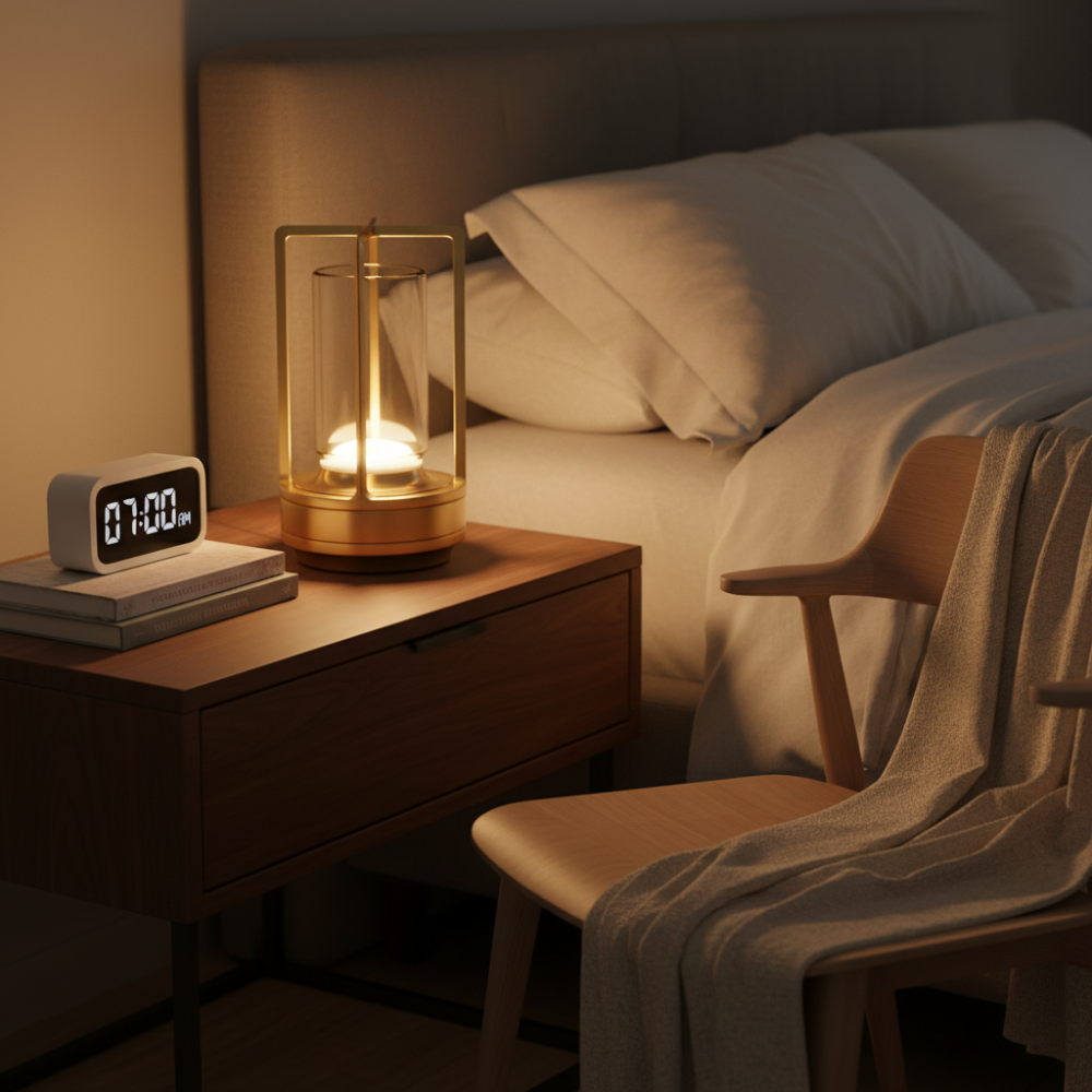 Lampe de Table LED Tactile Rechargeable – LUMÉA