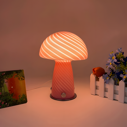 Lampe de chevet champignon moderne & déco - STRIOLA
