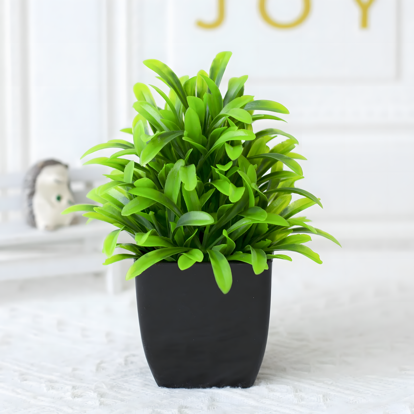 Plante Artificielle l Petit Pot Noir 18 cm l Euka