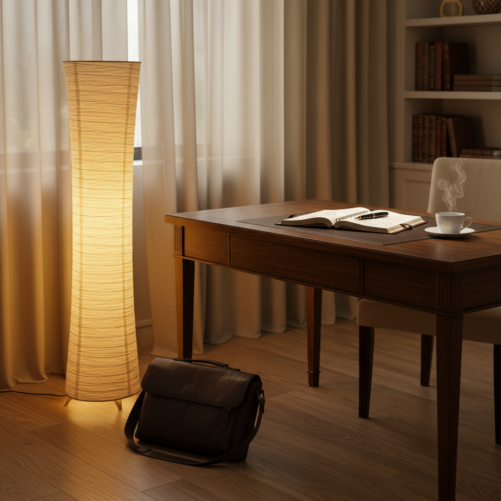 Lampe sur Pied Design Cylindrique – SHIRO