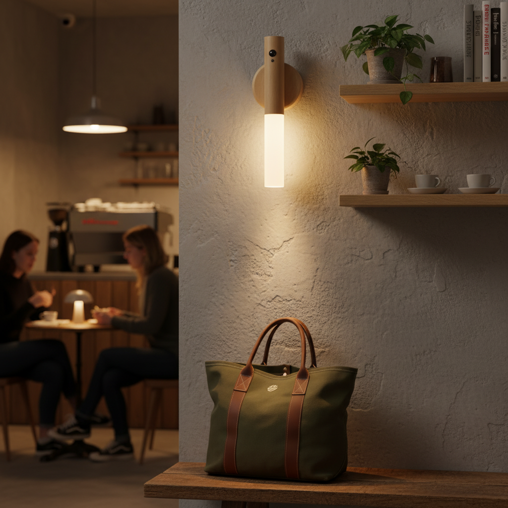 Lampe murale rechargeable à capteur de mouvement – SMARTLUM