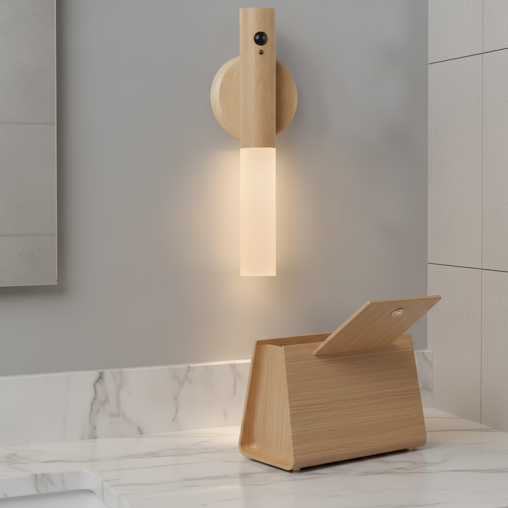 Lampe murale rechargeable à capteur de mouvement – SMARTLUM